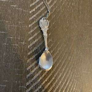 Silver spoon locket.